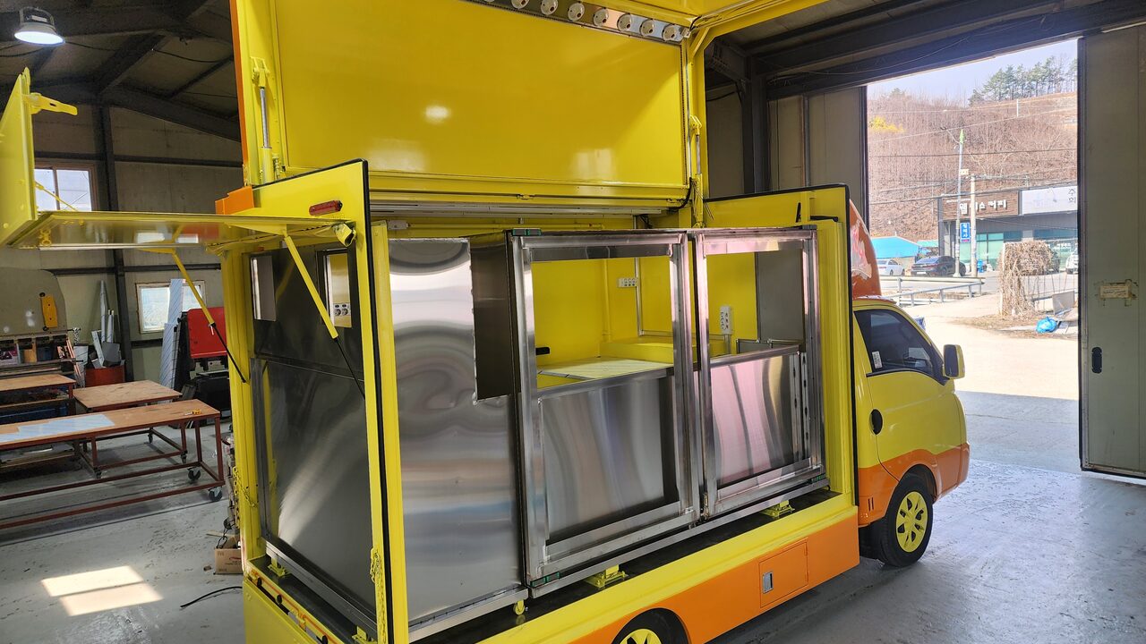 1톤 내장탑 판매창 제작 차량